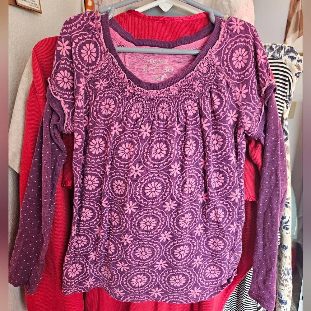 Girls' Cherokee Floral Long Sleeve